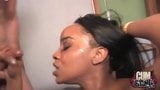 Pretty ebony slut in a hot cum bang orgy snapshot 2