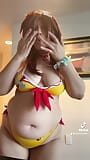 Inugami Korone Bikini Cosplay snapshot 6