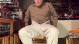 Daddy masturbating with legs spread snapshot 2