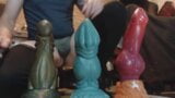 Bad Dragon XL Toy Stretching Gauntlet - Apollo, Trent, Razor - Play & Cum Session snapshot 1