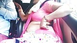 Telugu dirty talk, sexo no carro, tia sexy em um sari faz sexo com motorista. Parte 1 snapshot 4