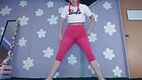 Cute Latina Milf Yoga Workout Flashing Big Boobs Nip slip See through Leggings snapshot 8