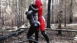 My Latex FemDom (very old) movies. Rubber Catsuits and Verbal Humiliation with JOI (Arya Grander) snapshot 10