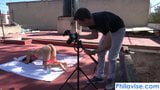 PHILAVISE-Rooftop bj with tiny latina Ferr Lima snapshot 1