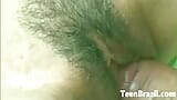 Buceta peluda brasileira adolescente faz sexo ao ar livre com pau grande snapshot 10