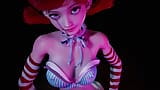 Red head girl with pigtails dancing  - 3D Hentai snapshot 11