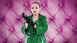 ASMR video: nitrile gloves and oil - fetish Glaminatrix Arya Grander - great relax sexy sounding POV snapshot 6