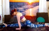 Inner thigh and splits hip mobility. Join my faphouse for more yoga snapshot 12