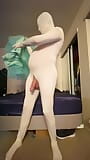 Lalka Zentai w trykotowej sukience baleriny snapshot 4