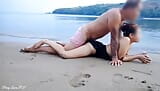 Pinay Scandal - sexo público amador na praia snapshot 11