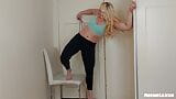 Hanging wedgie off a door snapshot 13