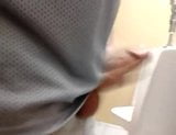 Wanking at the Urinal in Sherwood Park Mall Need a JO Buddy! snapshot 6