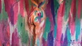 MEGAN'S BODY PAINTING PHOTOSHOOT - ImMeganLive snapshot 5