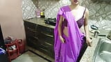 Indian step mom surprise her step son Vivek on his birthday in Kitchen Dirty talk in hindi voice saarabhabhi6 roleplay hot sexy snapshot 13