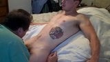 Tattooed Straight Guy Drained snapshot 6