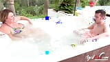 AGEDLOVE Sam fucks in the hot tub with JoJo snapshot 3