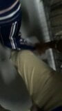 Jehan Suck aggresively Bf cock at her kitchner house stairs snapshot 2