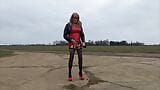 Tranny Fleshlight Masturbation Outdoors snapshot 11