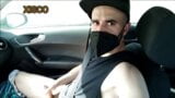 Xisco jerkoff in the car snapshot 2