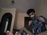 teen boy strips, anal shows feet and jerks off freely snapshot 2