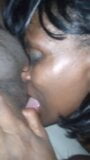 EBONY WHORE EATS MY ANUS. snapshot 3