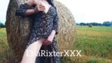 My long public flashing, masturbation in a field – ElsaRixterXXX snapshot 3