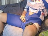 2 times cumming in Rad Club spandex snapshot 17