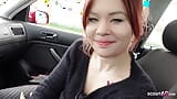 NIEMIECKA SKAUT - drobna niemiecka ruda dziewczyna Lizzy Rose Pickup do castingu jebanie snapshot 8