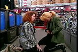 lesbians secretly lick their bare pussies in store snapshot 4