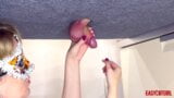 Mistress plays with foreskin and urethra snapshot 2