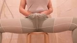 Peeing through my yoga pants after I orgasm snapshot 7