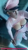 Uma crossdresser domme tem uma gozada grossa com vibrador snapshot 2