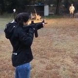 Rachel Starr fires a weapon snapshot 3