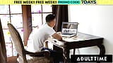 ADULT TIME - Remy LaCroix tenta sexo anal pela primeira vez com o marido de Adriana Chechik! - PARTE 2 snapshot 2