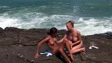 Incredible hot lesbian sex near the sea snapshot 15