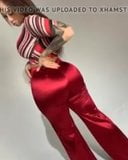 hot big ass in satin pants snapshot 3