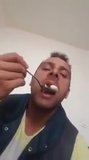 Serbian guy eating ice cream snapshot 6