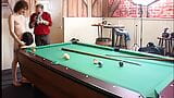 geile brunette veliert beim billiard und bekommt die kugel in die pussy snapshot 18