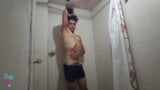 CUTE GUY WITH HUGE ASS TOUCHES HIMSELF IN THE PUBLIC BATHROOM snapshot 3