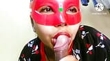 Blowjob Deep throat Hot Bhabhi Sex cum in mouth snapshot 16