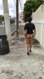 Mommy is walking without panty in front of the neighbors!! snapshot 2