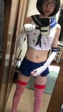 Le cd japonais Nicola se masturbe dans un cosplay shimakaze 2 snapshot 2