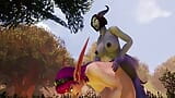 Draenei Futa Dickgirl šuká sexy elfa - Warcraft porno parodie snapshot 6