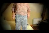 crossdresser shemale anal dildo fisting lingerie nylon man snapshot 1