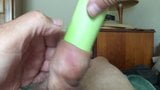 Two vegetables in foreskin - cucumber then leek snapshot 16