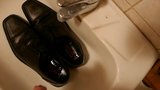 Piss in men's dress shoe snapshot 2