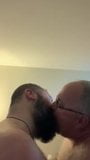 Sensuous Deep FRENCH KISSING by Three Mature Bears + 2 BJs snapshot 2