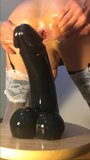 HUGE anal dildo sissy fuck snapshot 5