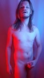 Long haired dutch guy shows his naked body snapshot 6