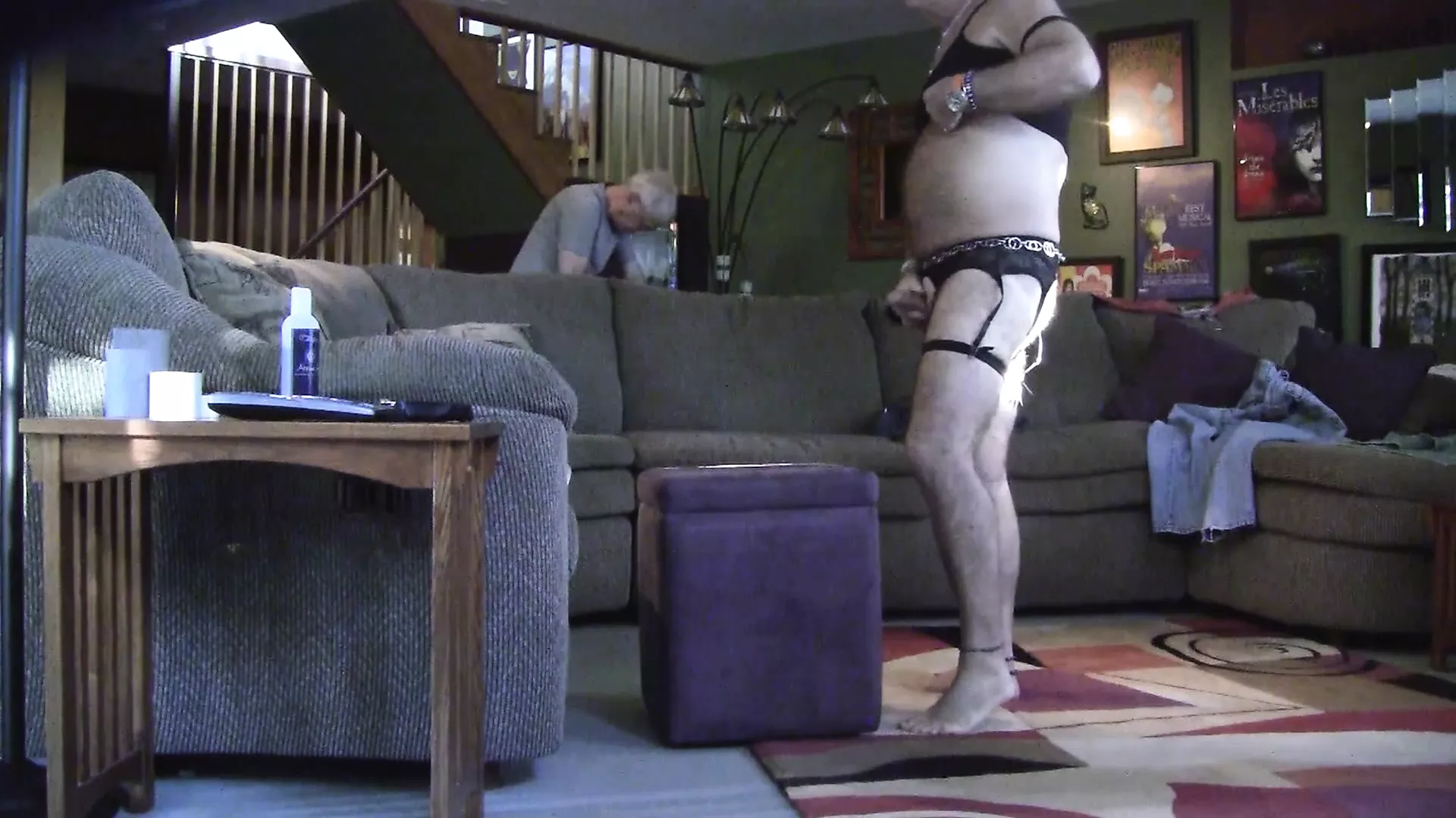 Mature 3 way with crossdresser slut Jackie step dad grandpa | xHamster